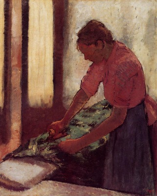Woman Ironing circa 1892 1895 Walker Art Gallery England