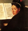 1872 Edgar Degas Mademoiselle Didau au Piano