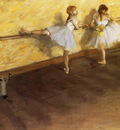 Danseuses a la barre Huile sur Toile 756x813 cm New York The Metropolitan Museum of Art