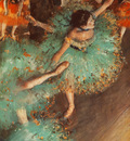Danseuses basculant Danseuses vertes Pastel 66x36 cm Lugano Collection Thyssen Bornemisza