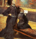 La Visite au musee Huile sur Toile 917x679 cm Boston Museum of Fine Art