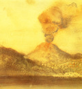 Le Vesuve Pastel 25x30 cm Berne Collection Kornfeld