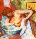 La Toilette Pastel 60x61 cm Ancienne Collection Florence Gould