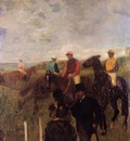 At the Races circa 1868 1872 Private collection Painting oil on canvas