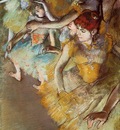 Ballet Dancers on the Stage 1883 Dallas pastel