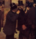 Portraits at the Stock Exchange circa 1878 1879 Musee d Orsay France