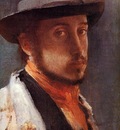 Self Portrait in a Soft Hat circa 1857 1858 Sterling and Francine Clark Art Institute USA