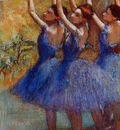 Three Dancers in Purple Skirts circa 1895 1898 The Phillips Collection USA