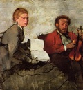 Violinist and Young Woman circa 1872 Detroit Institute of the Arts USA