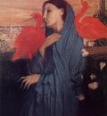 Woman on a Terrace also known as Young Woman and Ibis 1857 PC
