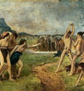 Young Spartans Exercising 1860 Fogg Museum of Art USA