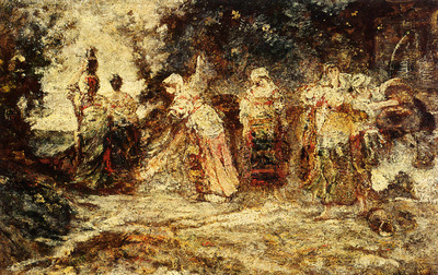 Monticelli Adolphe At The Well