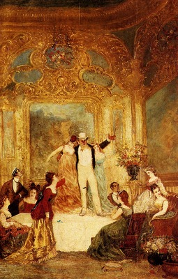 Monticelli Adolphe Une Soiree Chez La Paiva