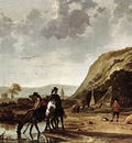 CUYP Aelbert Large River Landscape With Horsemen