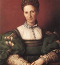 BRONZINO Agnolo Portrait Of A Lady In Green
