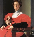 Bronzino Portrait of a Lady with a Puppy