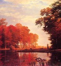 Bierstadt Albert Autumn Woods