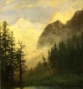 Bierstadt Albert Mountain Landscape