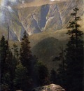 Bierstadt Albert Mountainous Landscape