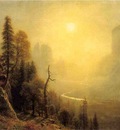 Bierstadt Albert Study for Yosemite Valley Glacier Point Trail