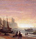 Bierstadt Albert The Fishing Fleet