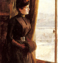 Edelfelt Albert A Portrait Of Madame Vallery Radot