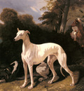 Dreux Alfred De A Greyhound In An Extensive Landscape