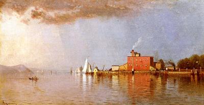 Bricher Alfred Thompson Along the Hudson