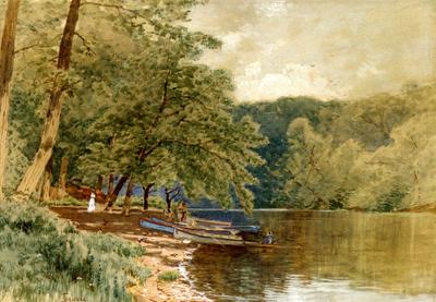 Bricher Alfred Thompson Rowboats for Hire