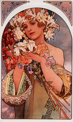 Flower 1897 44 4x66 2cm litho