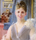 Zorn Anders Portrait Of Edith Palgrave Edward In Her London Residence