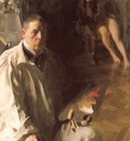Zorn Self portrait with a model