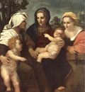 Madonna and Child with Sts Catherine Elisabeth and John the Baptist WGA