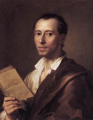 MENGS Anton Raphael Portrait Of Johann Joachim Winckelman