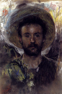 Mancini Antonio Self portrait