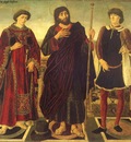 POLLAIUOLO Antonio del Altarpiece Of The SS Vincent James And Eustace