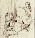 Rackham Arthur Alice And The Frog Footman