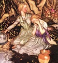 Rackham Arthur Goblin Market Down the glen tramp little men