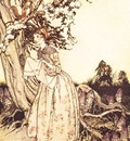 Rackham Arthur Mother Goose The Fair Maid who the first of Spring