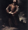 Murillo St Francis of Assisi at Prayer