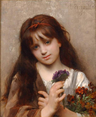 Perrault Leon The Flower Vendor