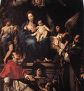 MARATTI Carlo Madonna and Child Enthroned with Angels and Saints