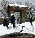 FRIEDRICH Caspar David Graveyard Under Snow
