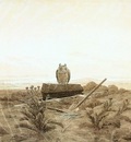 Landscape with Grave, Coffin and Owl