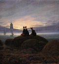 friedrich caspar david moonrise by the sea