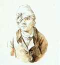 FRIEDRICH Caspar David Self Portrait With Cap And Sighting Eye Shield