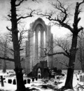 Monastery Graveyard in the Snow CDF