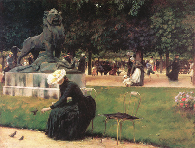 curran charles courtney in the luxembourg garden