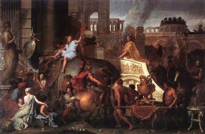 LE BRUN Charles Entry Of Alexander Into Babylon