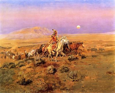 Russell Charles Marion The Horse Thieves
